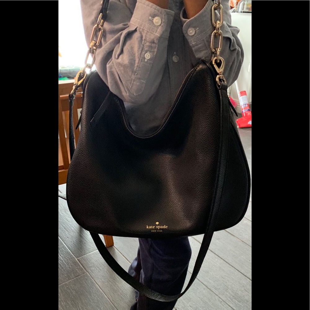 Kate Spade Black Leather Crossbody